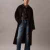 Lamb Leather Button-Down Shirt