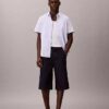 Lightweight Indigo Denim Long Shorts