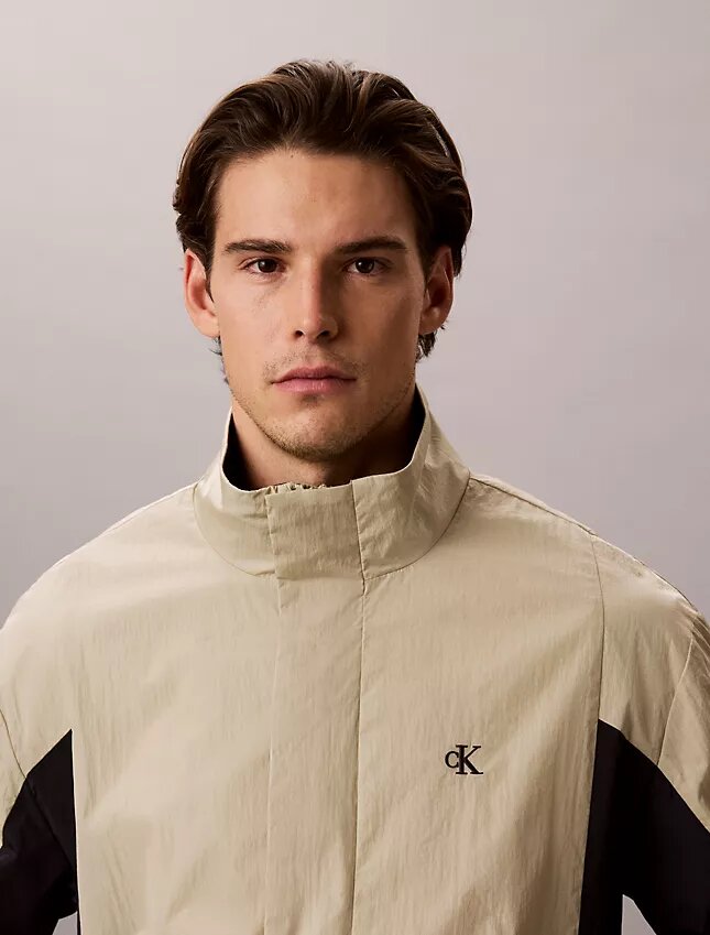 Lightweight Nylon Colorblock Windbreaker Jacket Lightweight Nylon Colorblock Windbreaker Jacket
