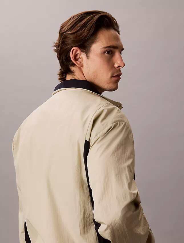 Lightweight Nylon Colorblock Windbreaker Jacket Lightweight Nylon Colorblock Windbreaker Jacket