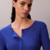 Lightweight Waffle Henley T-Shirt