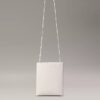 Line Leather Crossbody Bag