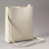 Line Leather Crossbody Bag