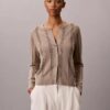 Linen Blend Cardigan