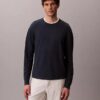 Linen Blend Crewneck Sweater