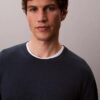 Linen Blend Crewneck Sweater