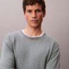 Linen Blend Crewneck Sweater