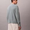 Linen Blend Crewneck Sweater
