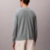 Linen Blend Crewneck Sweater