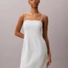 Linen Blend Dress