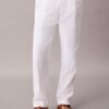 Linen Blend Pleated Pull-On Pants