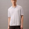 Linen Blend Polo Sweater