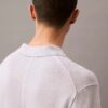 Linen Blend Polo Sweater