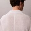 Linen Blend Polo Sweater