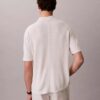Linen Blend Polo Sweater