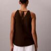 Linen Blend Sleeveless Top Linen Blend Sleeveless Top