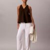Linen Blend Sleeveless Top Linen Blend Sleeveless Top