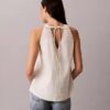 Linen Blend Sleeveless Top Linen Blend Sleeveless Top