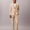 Linen Blend Slim Blazer