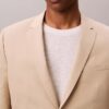 Linen Blend Slim Blazer