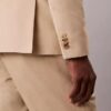 Linen Blend Slim Blazer