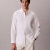 Linen Cotton Classic Button-Down Shirt