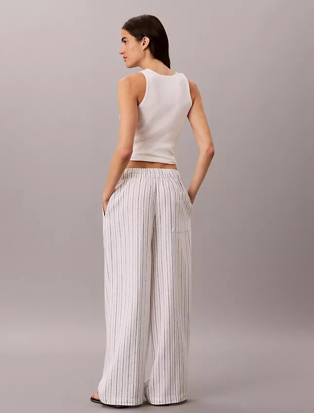 Linen Cotton Pull-On Pants Linen Cotton Pull-On Pants