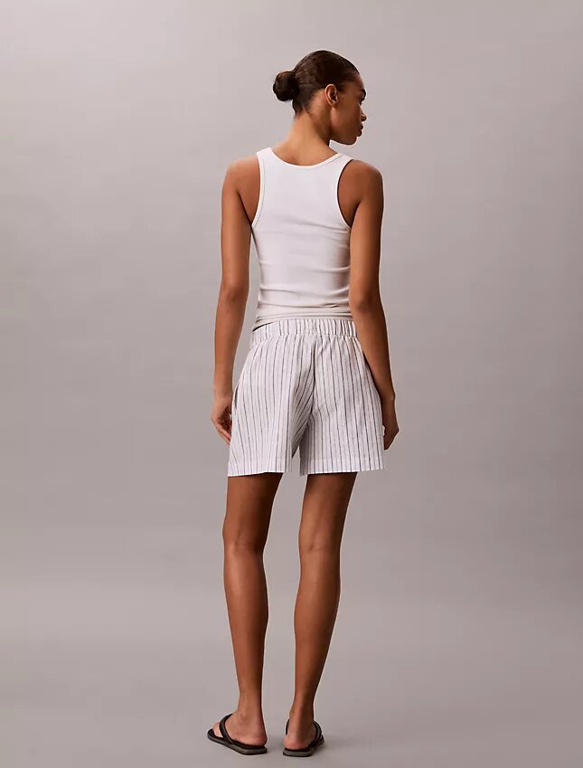 Linen Cotton Pull-On Shorts Linen Cotton Pull-On Shorts