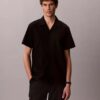 Linen Cotton Short Sleeve Button-Down Shirt
