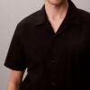 Linen Cotton Short Sleeve Button-Down Shirt