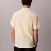 Linen Cotton Short Sleeve Button-Down Shirt