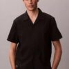 Linen Cotton Short Sleeve Button-Down Shirt