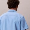 Linen Cotton Short Sleeve Button-Down Shirt
