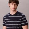 Liquid Touch Stripe Crewneck T-Shirt
