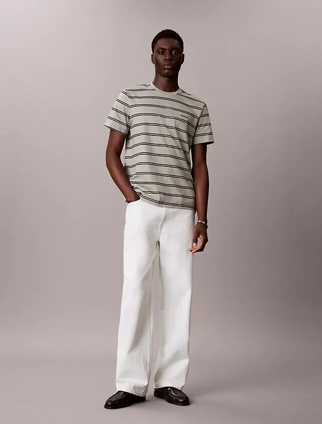 Liquid Touch Stripe Crewneck T-Shirt Liquid Touch Stripe Crewneck T-Shirt