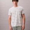 Liquid Touch Stripe Crewneck T-Shirt