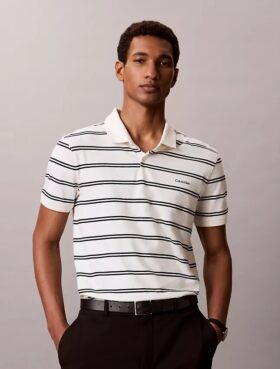 Liquid Touch Stripe Polo Shirt