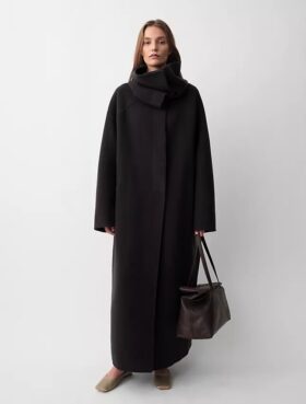 Liza High Collar Coat