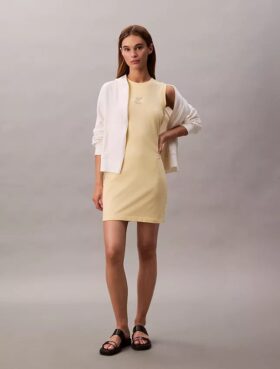 Logo Graphic Mini Tank Dress