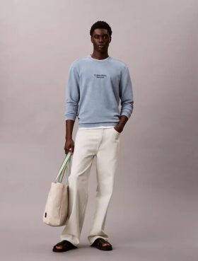 Logo Graphic Terry Crewneck Sweatshirt