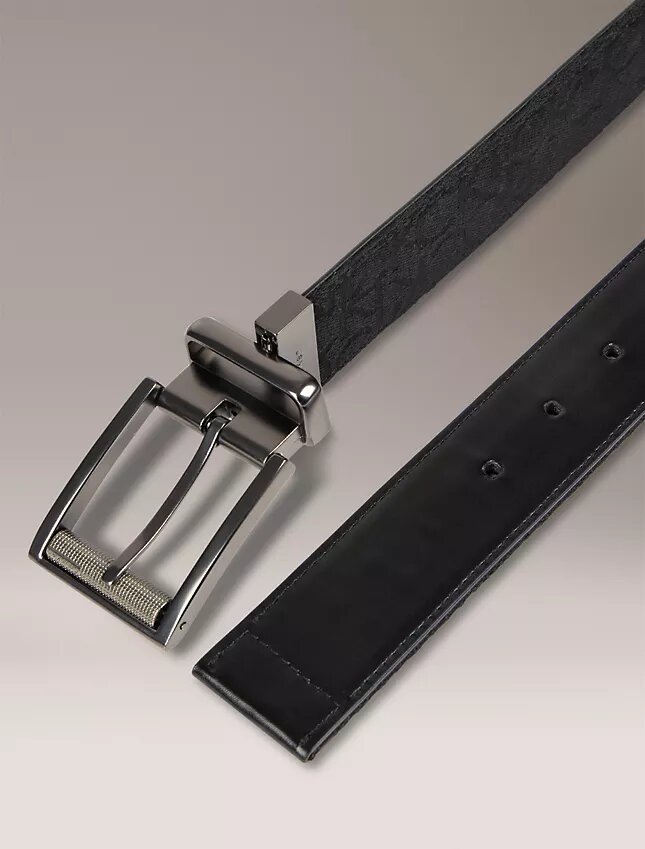 Logo Jacquard Reversible Belt Logo Jacquard Reversible Belt