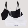 Logo Rib 2-Pack Cropped Bralette