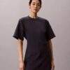 Logo Rib Interlock T-Shirt Dress