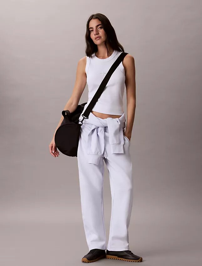 Logo Tape Barrel Pants Logo Tape Barrel Pants