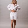 Logo Waistband Cotton Shorts