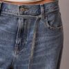 Low Rise Belted Baggy Jeans