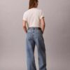 Low Rise Belted Baggy Jeans