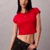 Lunar New Year Emblem Logo Crop T-Shirt