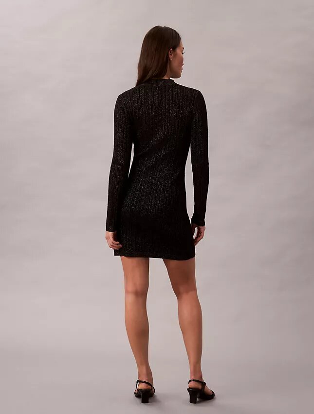 Lurex Merino Wool Blend Mini Sweater Dress Lurex Merino Wool Blend Mini Sweater Dress