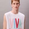 Marc Hundley Pride Viva Love Relaxed Tank Top